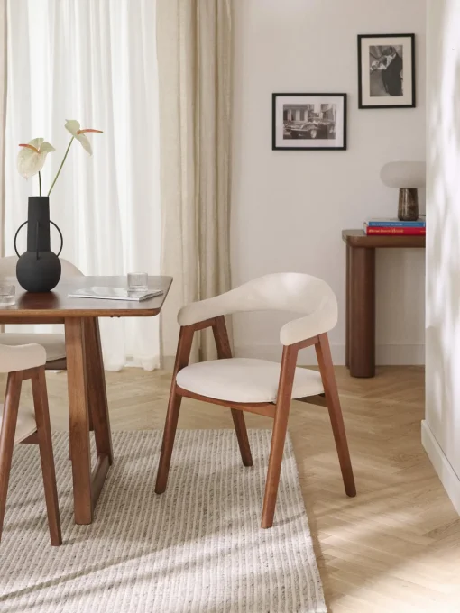 Mesas De Comedor|Mesas De Comedor>Westwing Collection Mesa de comedor de madera de roble Nik, tamaños diferentes Madera de roble lacada en marrón oscuro
