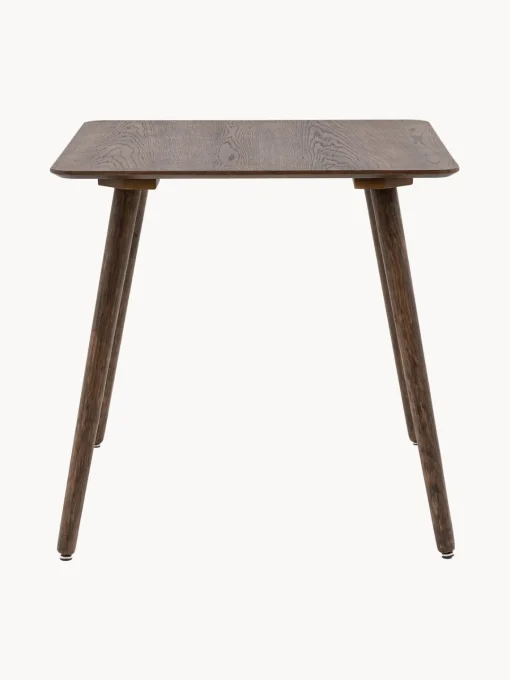 Mesas De Comedor|Mesas De Comedor> Mesa de comedor de madera Hatfield, 77 x 77 cm Madera de roble lacada en oscuro
