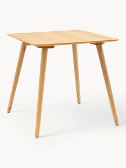 Mesas De Comedor|Mesas De Comedor> Mesa de comedor de madera Hatfield, 77 x 77 cm Madera de roble