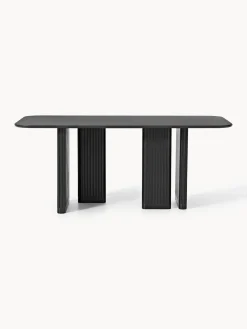 Mesas De Comedor|Mesas De Comedor></noscript>Westwing Collection Mesa de comedor de madera de roble Jolka, tamaños diferentes Negro