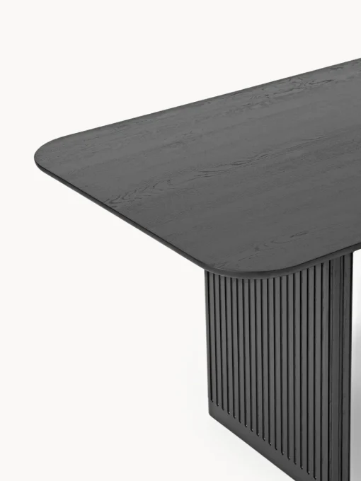 Mesas De Comedor|Mesas De Comedor>Westwing Collection Mesa de comedor de madera de roble Jolka, tamaños diferentes Negro
