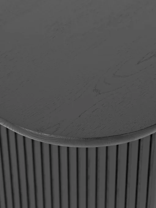 Mesas De Comedor|Mesas De Comedor>Westwing Collection Mesa de comedor de madera de roble Jolka, tamaños diferentes Negro
