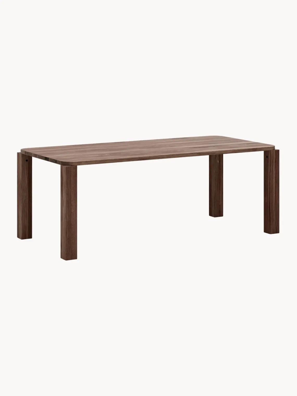 Mesas De Comedor|Mesas De Comedor>New Works Mesa de comedor de madera de roble Atlas, tamaños diferentes Madera de roble lacada en oscuro