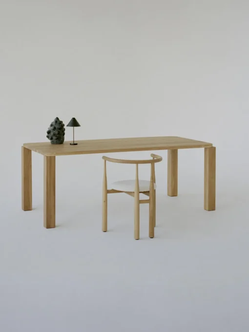 Mesas De Comedor|Mesas De Comedor>New Works Mesa de comedor de madera de roble Atlas, tamaños diferentes Madera de roble lacada en claro