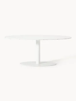 Mesas De Comedor|Mesas De Comedor>Westwing Collection Mesa de comedor de mármol ovalada Miley Mármol blanco