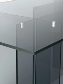 Mesas De Comedor|Mesas De Comedor></noscript>Westwing Collection Mesa de comedor de vidrio Anouk, tamaños diferentes Gris transparente