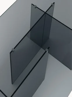 Mesas De Comedor|Mesas De Comedor></noscript>Westwing Collection Mesa de comedor de vidrio Anouk, tamaños diferentes Gris transparente