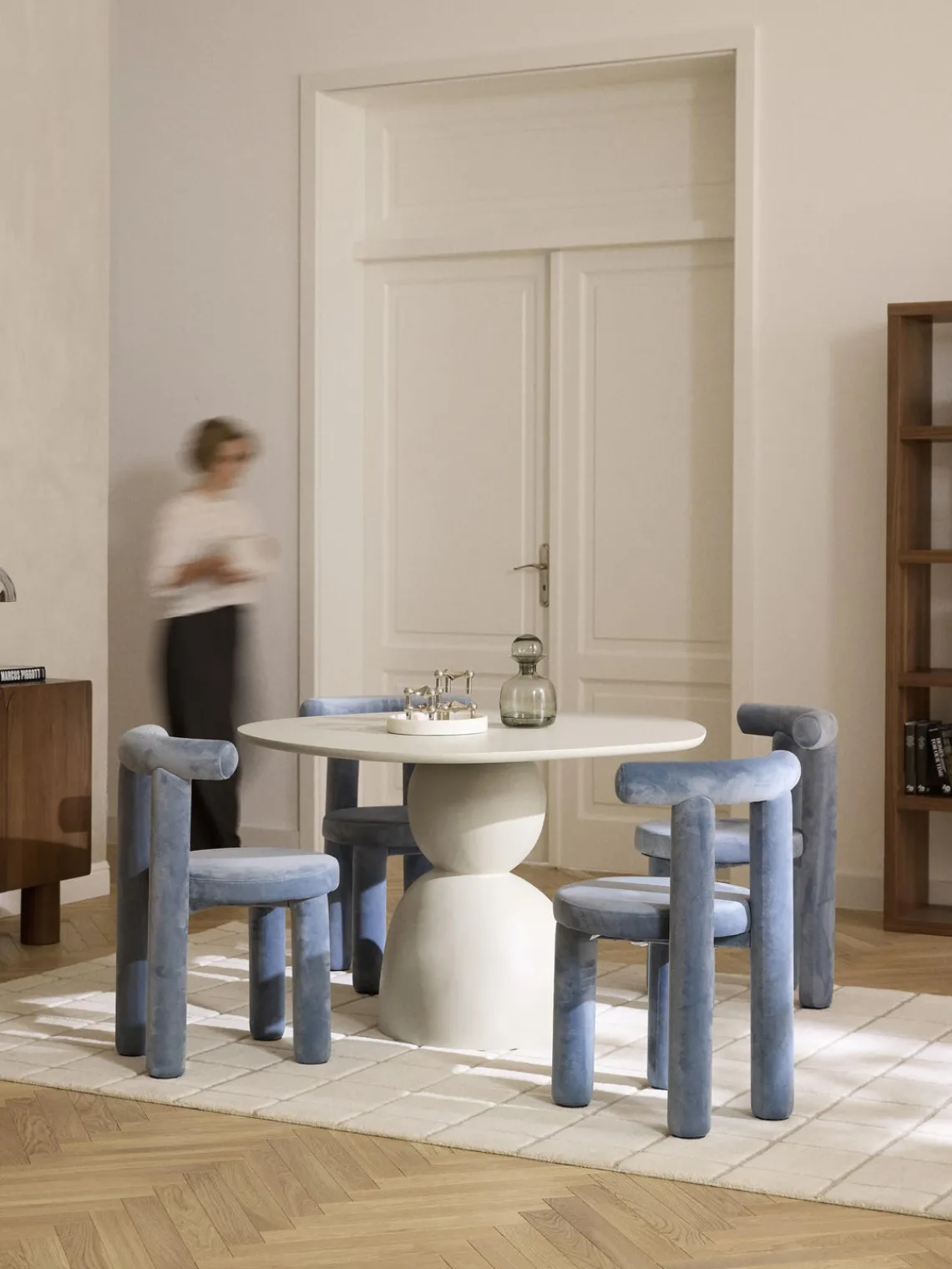 Mesas De Comedor|Mesas De Comedor>Westwing Collection Mesa de comedor en forma orgánica Sahra, tamaños diferentes Beige claro