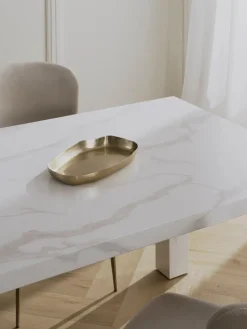 Discount Mesa de comedor en look mármol Carl Mesas De Comedor|Mesas De Comedor