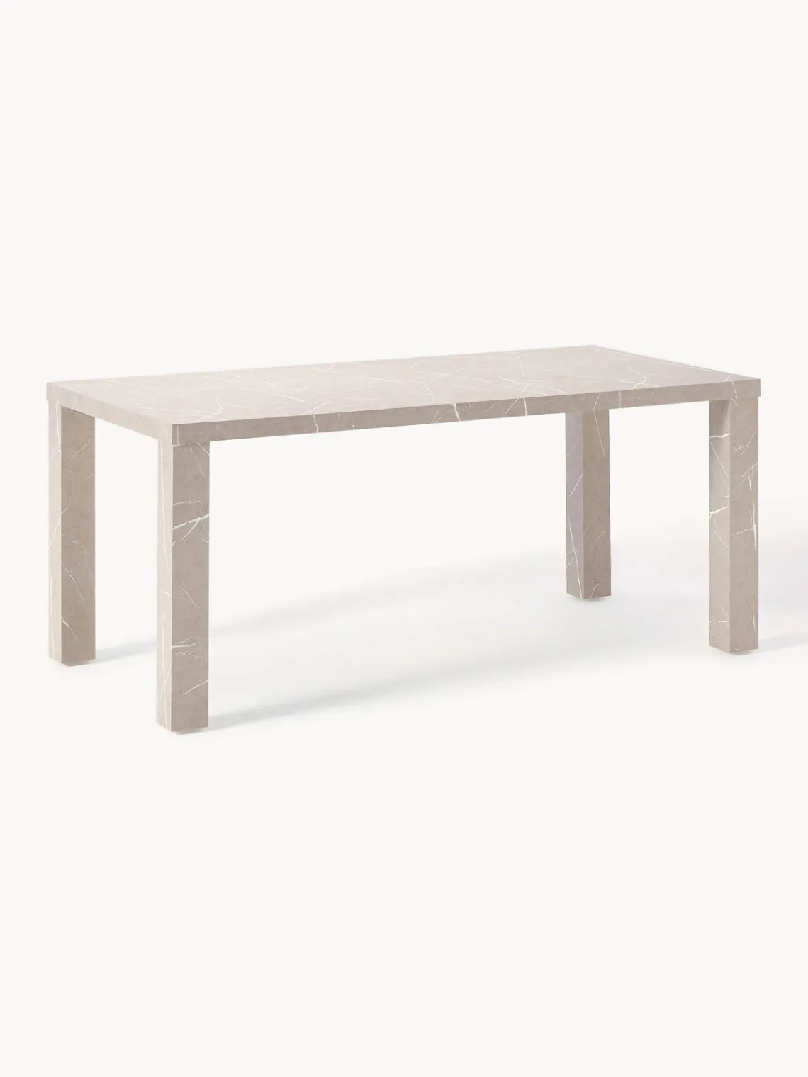 Mesas De Comedor|Mesas De Comedor>Westwing Collection Mesa de comedor en look mármol Carl Aspecto mármol beige