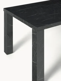 Mesas De Comedor|Mesas De Comedor></noscript>Westwing Collection Mesa de comedor en look mármol Carl Aspecto mármol negro