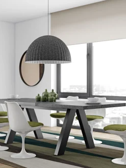 Mesa de comedor extensible en look cemento Apex, 200-250 x 100 cm Mesas De Comedor|Mesas De Comedor