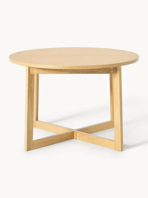 Mesas De Comedor|Mesas De Comedor>Westwing Collection Mesa de comedor extensible Bennet, 115 - 215 x 75 cm Madera de roble lacada