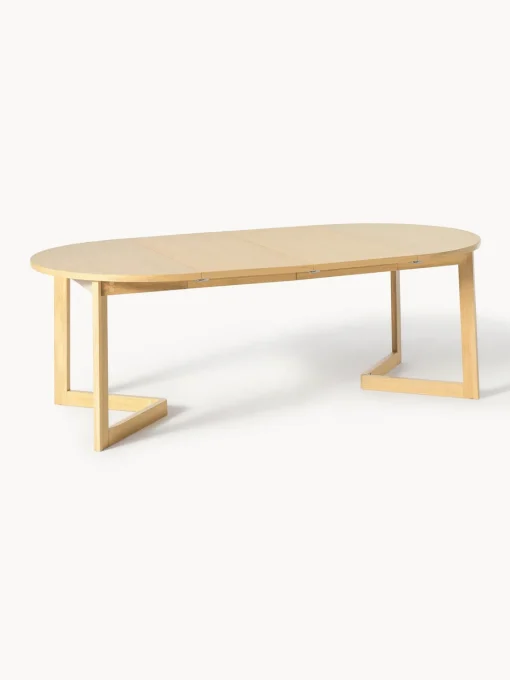 Mesas De Comedor|Mesas De Comedor>Westwing Collection Mesa de comedor extensible Bennet, 115 - 215 x 75 cm Madera de roble lacada