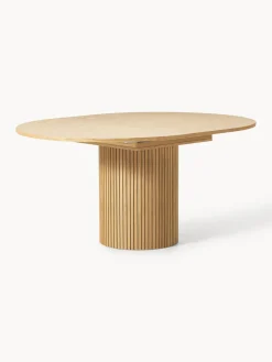 Mesas De Comedor|Mesas De Comedor></noscript>Westwing Collection Mesa de comedor extensible acanalada Filo, 120 - 160 x 75 cm Madera de roble lacada