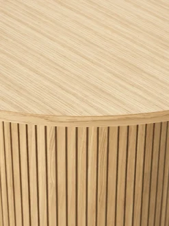 Mesas De Comedor|Mesas De Comedor></noscript>Westwing Collection Mesa de comedor extensible acanalada Filo, 120 - 160 x 75 cm Madera de roble lacada