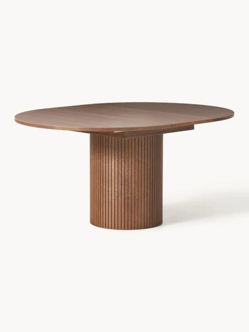 Discount Mesa de comedor extensible acanalada Filo, 120 - 160 x 75 cm Mesas De Comedor|Mesas De Comedor