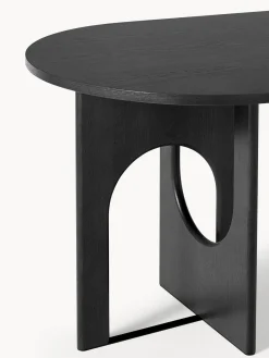 Mesas De Comedor|Mesas De Comedor></noscript>Westwing Collection Mesa de comedor ovalada Apollo, tamaños diferentes Madera de roble lacada en negro