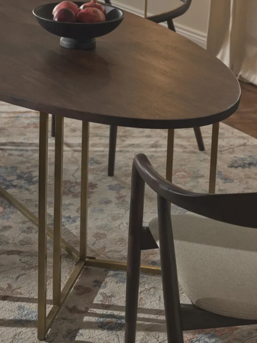 Hot Mesa de comedor ovalada de madera de mango Luca, tamaños diferentes Mesas De Comedor|Mesas De Comedor