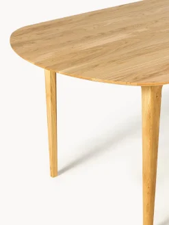 Mesa de comedor ovalada de madera de roble maciza Archie, 200 x 100 cm Mesas De Comedor|Mesas De Comedor