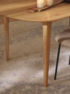 Mesa de comedor ovalada de madera de roble maciza Archie, 200 x 100 cm Mesas De Comedor|Mesas De Comedor