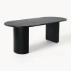 New Mesa de comedor ovalada de madera Bianca, 200 x 90 cm Mesas De Comedor|Mesas De Comedor