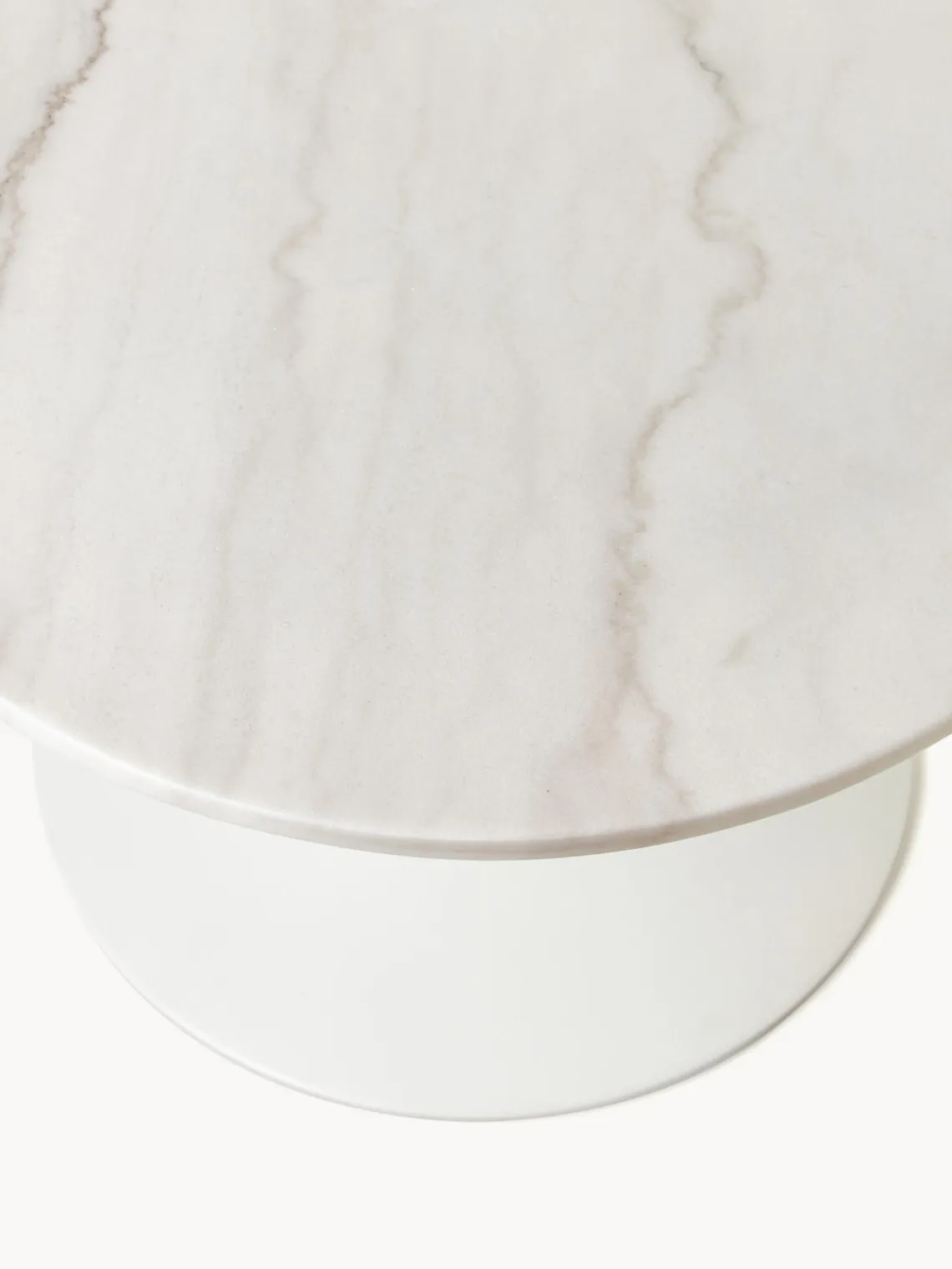 Mesas De Comedor|Mesas De Comedor>Westwing Collection Mesa de comedor ovalada de mármol Miley, tamaños diferentes Mármol blanco