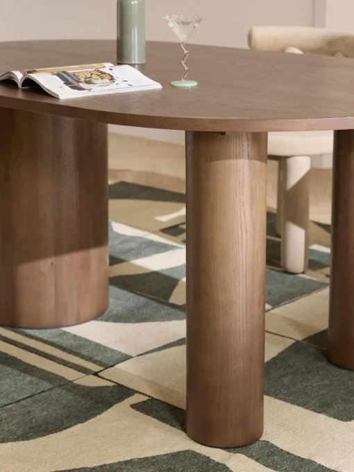 Sale Mesa de comedor ovalada de roble Dunia, tamaños diferentes Mesas De Comedor|Mesas De Comedor