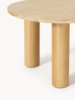 Outlet Mesa de comedor ovalada de madera de roble Dunia, tamaños diferentes Mesas De Comedor|Mesas De Comedor