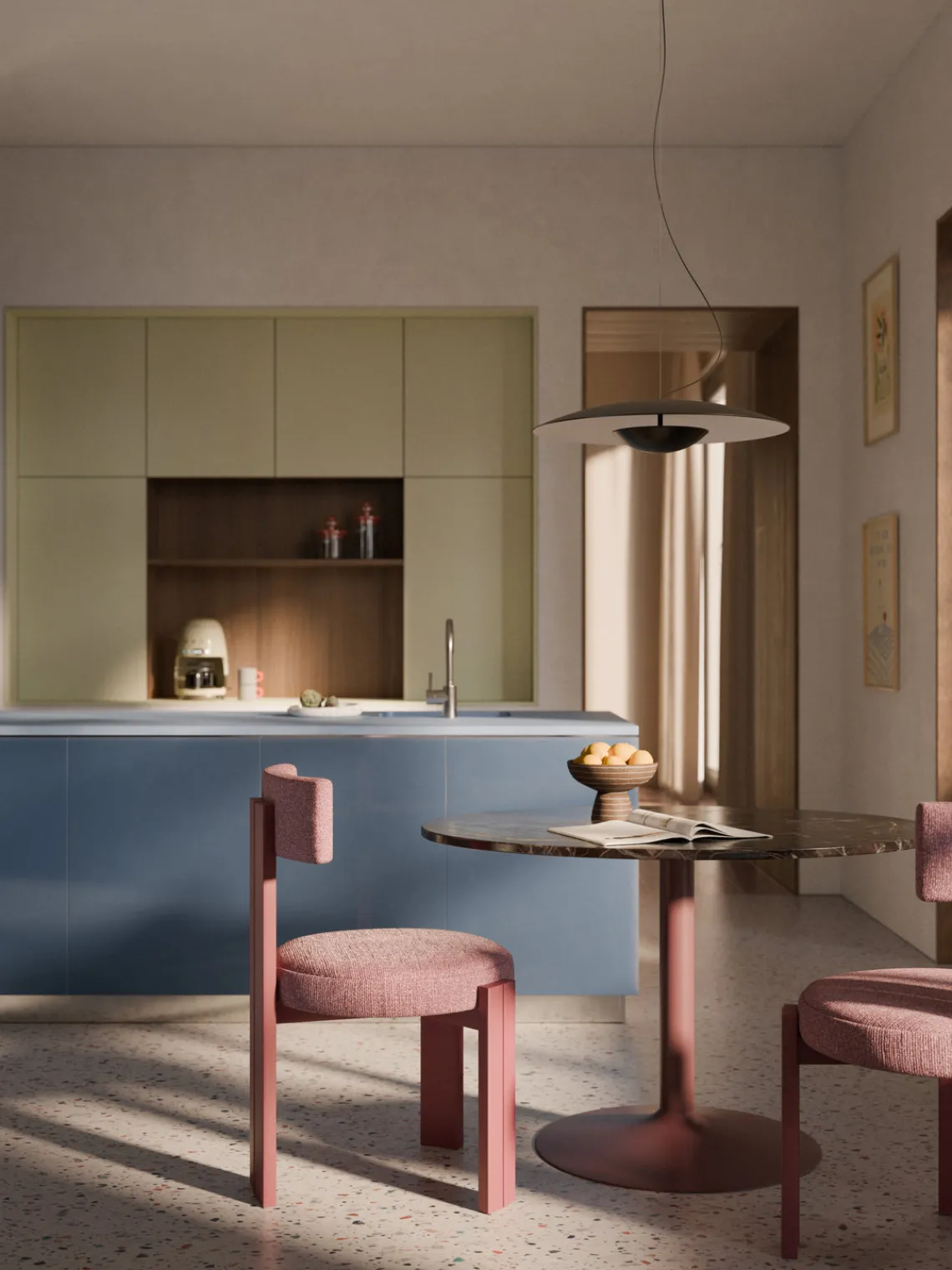 Mesas De Comedor|Mesas De Comedor>Westwing Collection Mesa de comedor ovalada de mármol Miley, tamaños diferentes Rojo vino veteado