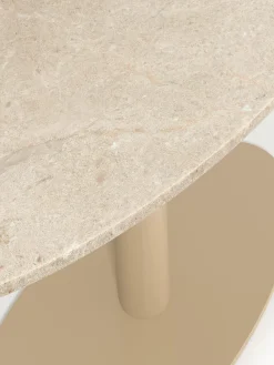 Mesas De Comedor|Mesas De Comedor></noscript>Westwing Collection Mesa de comedor ovalada de mármol Miley, tamaños diferentes Mármol beige