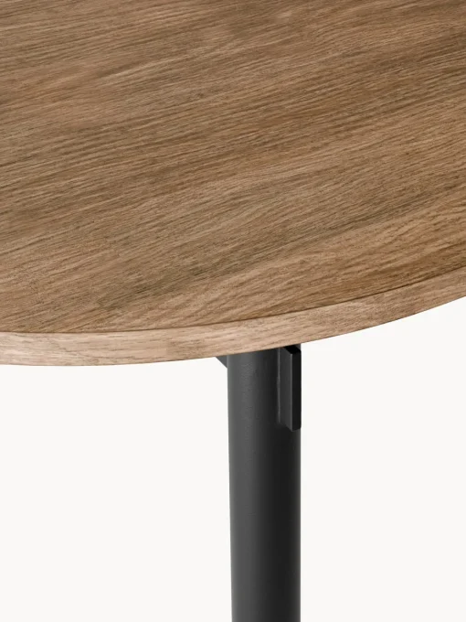 Mesas De Comedor|Mesas De Comedor>Westwing Collection Mesa de comedor ovalada Mavi, tamaños diferentes Madera de roble, negro