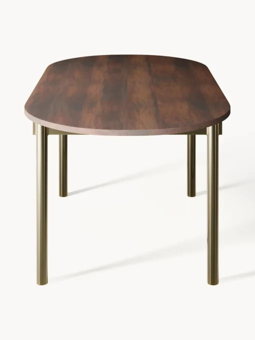 Mesas De Comedor|Mesas De Comedor>Westwing Collection Mesa de comedor ovalada Mavi, tamaños diferentes Madera de acacia, dorado