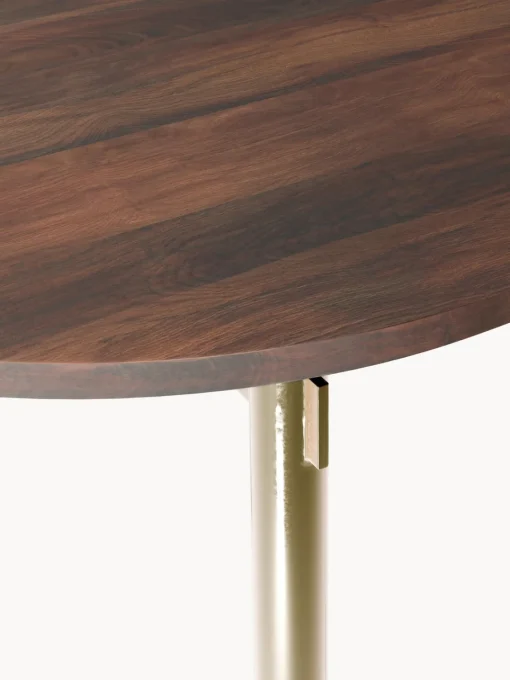 Mesas De Comedor|Mesas De Comedor>Westwing Collection Mesa de comedor ovalada Mavi, tamaños diferentes Madera de acacia, dorado