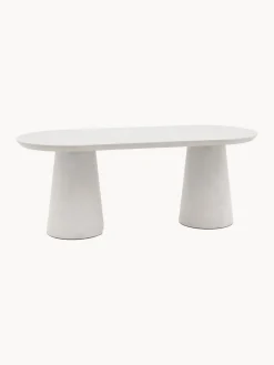 Mesas De Comedor|Mesas De Comedor> Mesa de comedor ovalada Pedra, 200 x 90 cm Gris claro