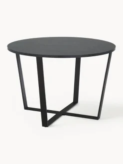 Clearance Mesa de comedor redonda Amble con tablero en look mármol, Ø 110 cm Mesas De Comedor|Mesas De Comedor