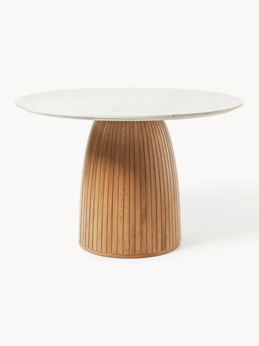 Best Mesa de comedor redonda con tablero de mármol Nelly, tamaños diferentes Mesas De Comedor|Mesas De Comedor