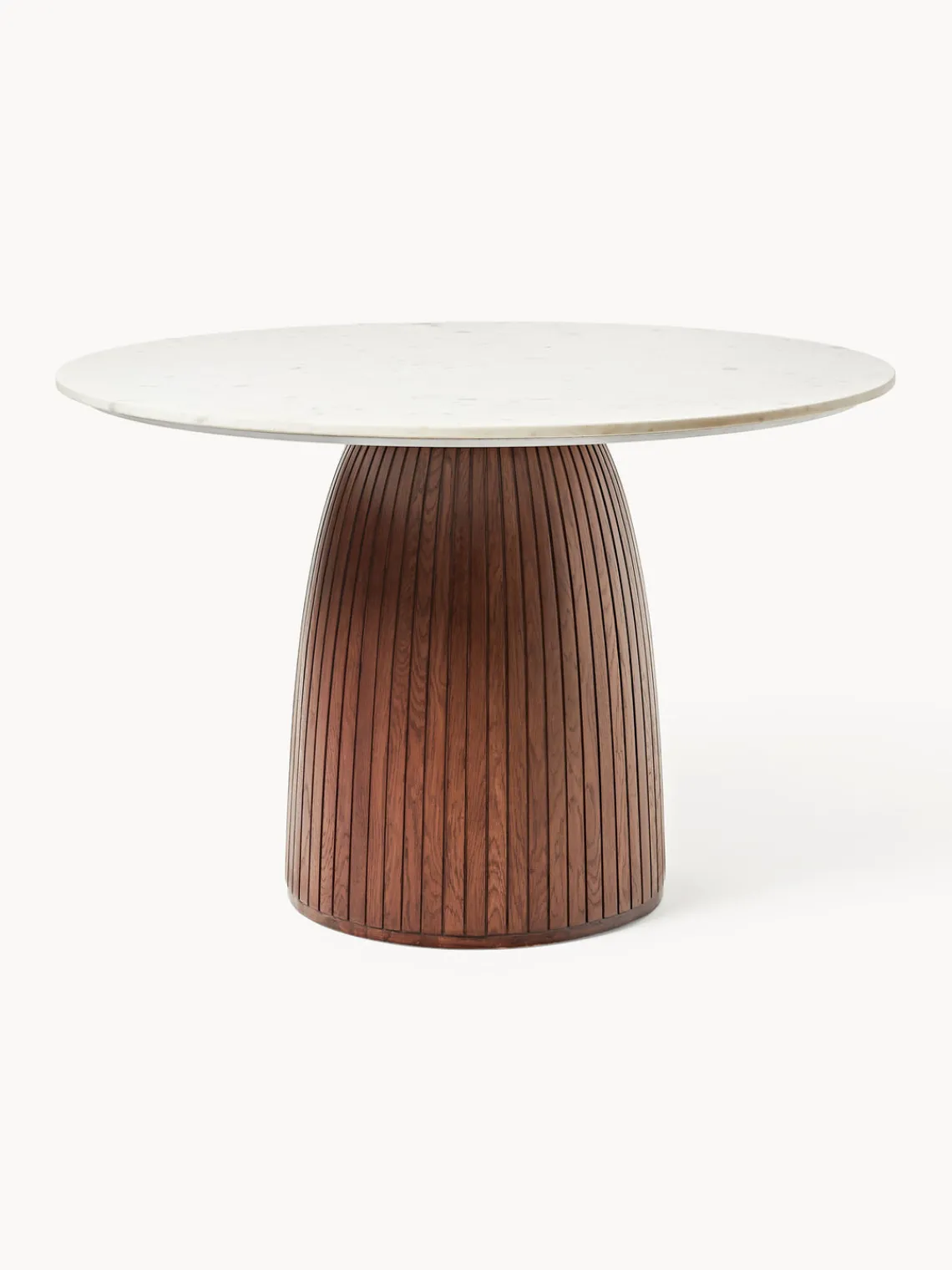 Discount Mesa de comedor redonda con tablero de mármol Nelly, tamaños diferentes Mesas De Comedor|Mesas De Comedor