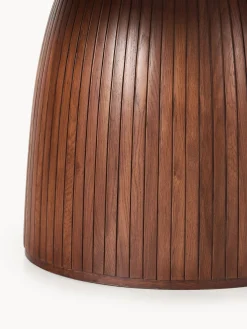 Mesas De Comedor|Mesas De Comedor></noscript>Westwing Collection Mesa de comedor redonda con estructura estriada Nelly, tamaños diferentes Madera de roble oscura