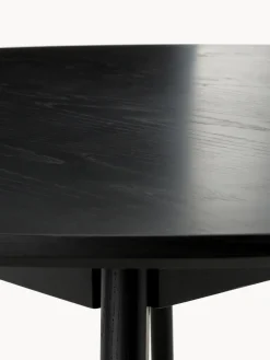 Mesas De Comedor|Mesas De Comedor></noscript>Rowico Home Mesa de comedor redonda de madera de caucho Yumi, Ø 115 cm Madera de caucho lacada en negro