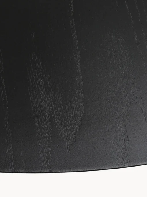 Mesas De Comedor|Mesas De Comedor>Rowico Home Mesa de comedor redonda de madera de caucho Yumi, Ø 115 cm Madera de caucho lacada en negro
