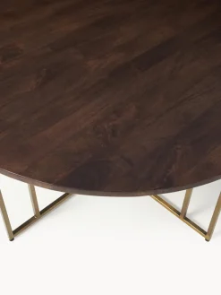 Mesas De Comedor|Mesas De Comedor></noscript>Westwing Collection Mesa de comedor redonda de madera de mango Luca, tamaños diferentes Madera de mango, dorado