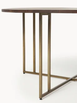 Mesas De Comedor|Mesas De Comedor></noscript>Westwing Collection Mesa de comedor redonda de madera de mango Luca, tamaños diferentes Madera de mango, dorado