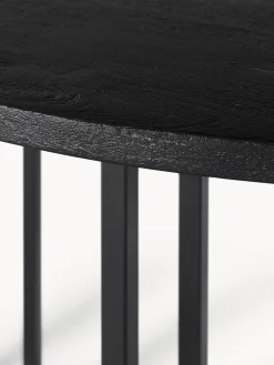 Mesas De Comedor|Mesas De Comedor></noscript>Westwing Collection Mesa de comedor redonda de madera de mango Luca, tamaños diferentes Madera de mango, negro pintado