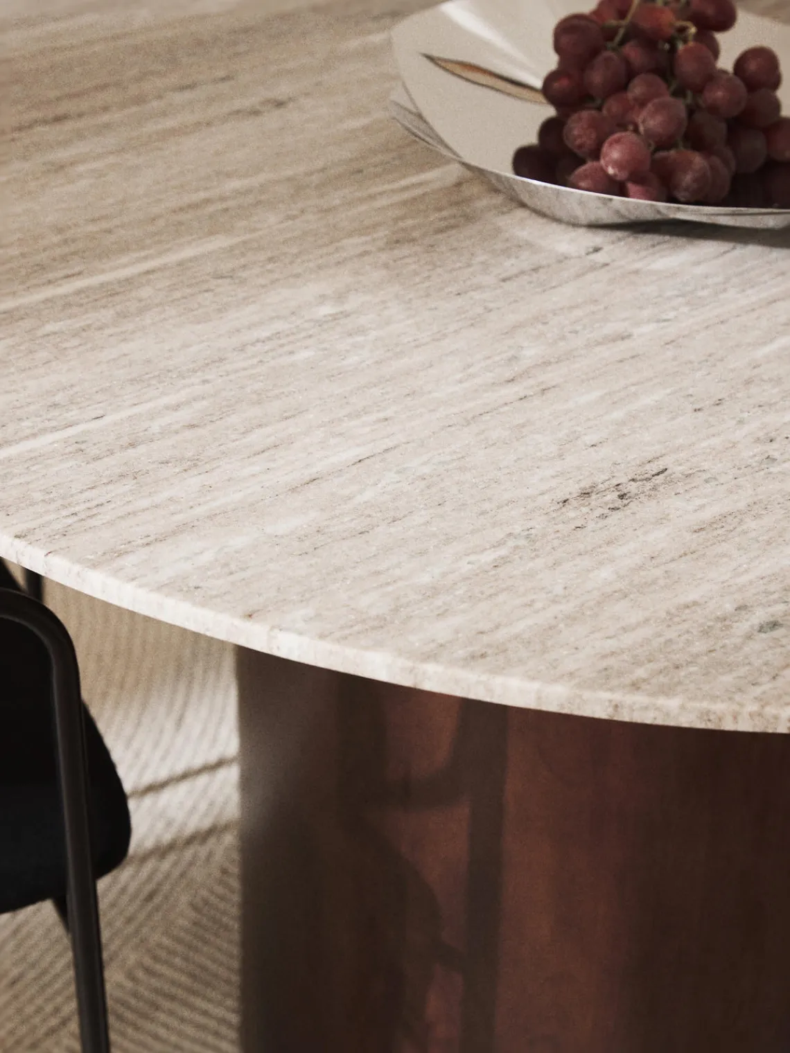 Mesas De Comedor|Mesas De Comedor>Westwing Collection Mesa de comedor redonda de mármol, Abby, tamaños diferentes Mármol beige claro