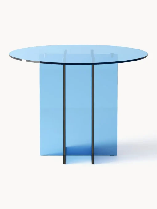 Sale Mesa de comedor redonda de vidrio Anouk, tamaños diferentes Mesas De Comedor|Mesas De Comedor