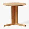 Mesas De Comedor|Mesas De Comedor>Form & Refine Mesa de comedor redonda de madera de roble Quatrefoil, Ø 75 cm