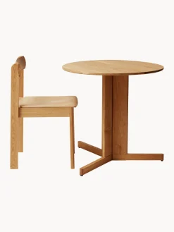 Mesas De Comedor|Mesas De Comedor>Form & Refine Mesa de comedor redonda de madera de roble Quatrefoil, Ø 75 cm