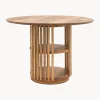 Clearance Mesa de comedor redonda de madera de mango Voss, Ø 110 cm Mesas De Comedor|Mesas De Comedor