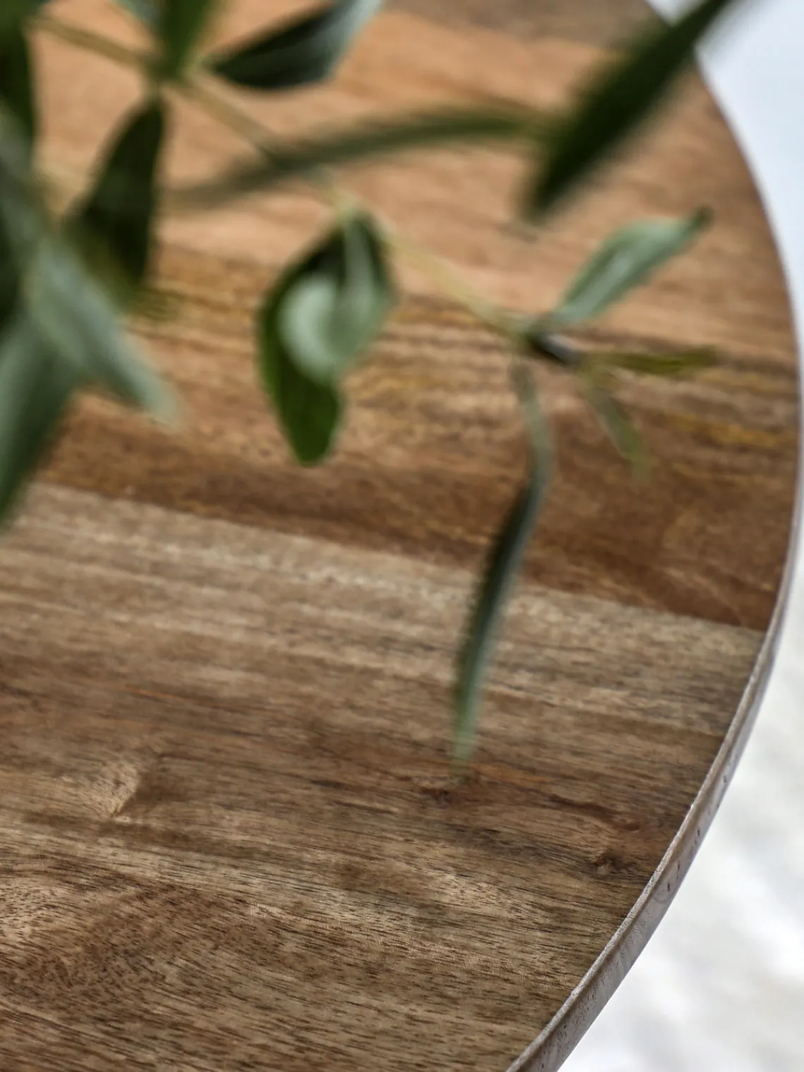 Clearance Mesa de comedor redonda de madera de mango Voss, Ø 110 cm Mesas De Comedor|Mesas De Comedor